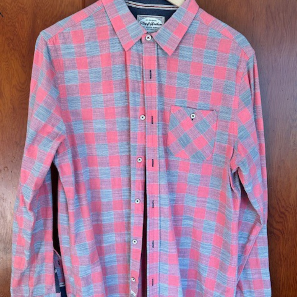 Flag & Anthem Twill long-sleeve button up shirt
